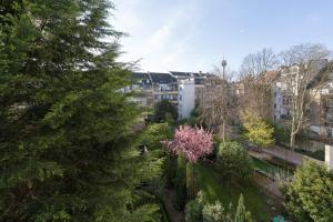 Κήπος έξω από το Ruhige Lage Apartment in Unterbilk