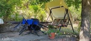 Um jardim no exterior de Apartman Đorđević