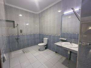 een badkamer met toilet en wastafel bij Residence Anuar T in Tetouan