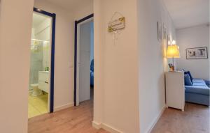 Ένα ή περισσότερα κρεβάτια σε δωμάτιο στο Lovely Apartment In Rapallo With Wifi +5 φωτογραφίες