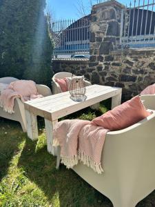 Posezení v ubytování Apartmány Zahražany