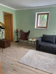 Posezení v ubytování Erdgeschosswohnung mit separatem Eingang