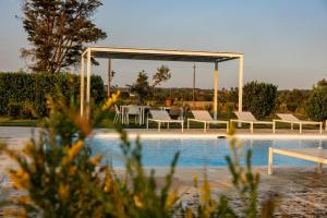 The swimming pool at or close to Villa Topazio