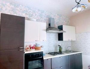Köök või kööginurk majutusasutuses B&B Kalura