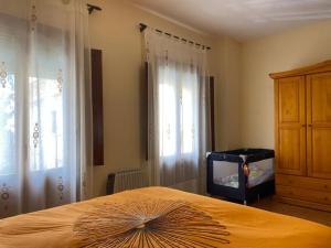 Postel nebo postele na pokoji v ubytování Casa Rural Almécija