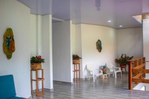 Hotel Arena Azul的休息区