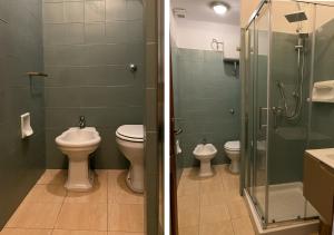 Koupelna v ubytování Albergo Diffuso Volterra