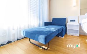 Postel nebo postele na pokoji v ubytování Hotel Orbi City Apart Sea View