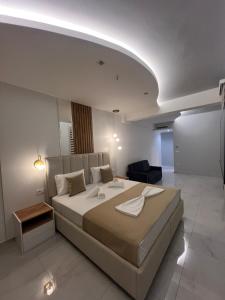 Postel nebo postele na pokoji v ubytování Hotel Adler