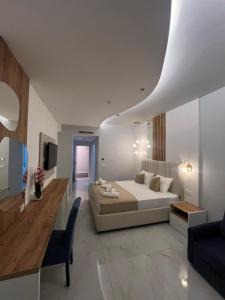 Postel nebo postele na pokoji v ubytování Hotel Adler
