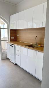 Kuchyň nebo kuchyňský kout v ubytování Apartment Barbin