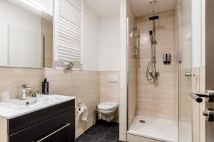 Koupelna v ubytování Hotel Montenegro