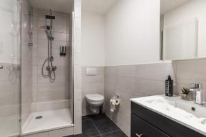 Koupelna v ubytování Hotel Montenegro
