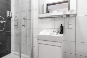 Koupelna v ubytování Hotel Montenegro