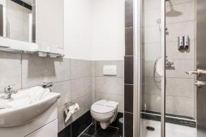 Koupelna v ubytování Hotel Montenegro