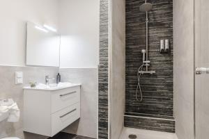 Koupelna v ubytování Hotel Montenegro