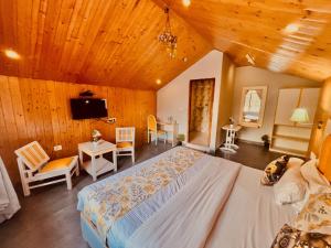 TV a/nebo společenská místnost v ubytování Hadimba Palace Inn # Mountain View #Premium Rooms # Parking # Guest Preferred