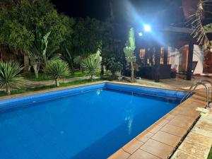 Bazén v ubytování Villa luxueuse à Skhirat Rabat nebo v jeho okolí