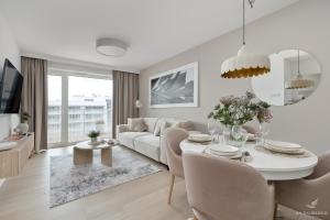 Χώρος καθιστικού στο Baltini Premium Apartament Polanki Aqua