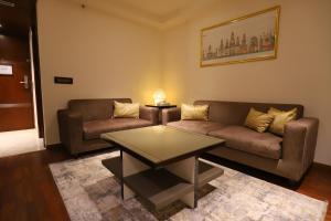 Area soggiorno di The Pristine Hotel