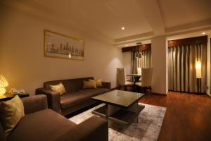 Area soggiorno di The Pristine Hotel