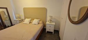 Posteľ alebo postele v izbe v ubytovaní Louti's apartment