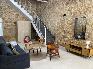 Zona de estar de Los tres castells