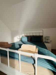Postel nebo postele na pokoji v ubytování Apartma DUDI