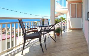 Balkón nebo terasa v ubytování Apartment Podaca With Sea View 306