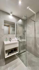 Vannituba majutusasutuses Apex Apartman Sárvár +13 fotot
