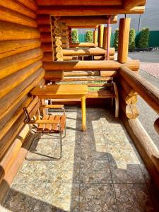 Balkón nebo terasa v ubytování Гостевой дом Фестивальный