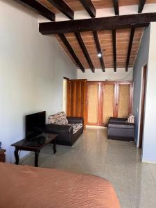 Χώρος καθιστικού στο Casa en zona dorada