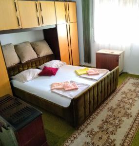 Voodi või voodid majutusasutuse Panonka apartman toas