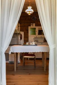 Η κουζίνα ή μικρή κουζίνα στο Siedlisko Dańce 91