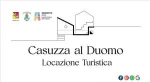 a logo for casa al durangoquez tichenor university at Casuzza al Duomo con vista Valle dei Templi! in Agrigento +33 photos