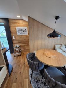 Posezení v ubytování Štít Deluxe Studio