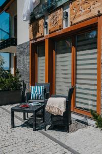 Budynek, w którym mieści się apartament