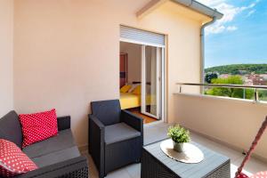 Μπαλκόνι ή βεράντα στο Apartman XOXO