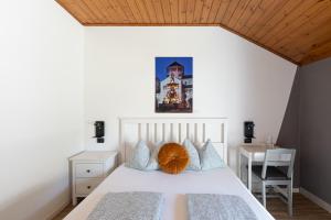 Postel nebo postele na pokoji v ubytování Gasthof Salurn