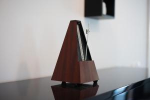 a lamp sitting on top of a table at Villa Goranovic in Herceg-Novi