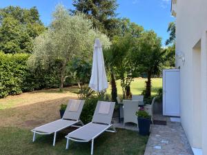 Zahrada ubytování Apartments Villa Majda