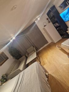 TV a/nebo společenská místnost v ubytování Studio Apartment Central