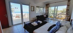 Posteľ alebo postele v izbe v ubytovaní Villa Irene, Lindos 10 mins + 34 fotografií
