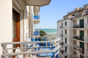 Балкон или терраса в Hotel Croce Di Malta