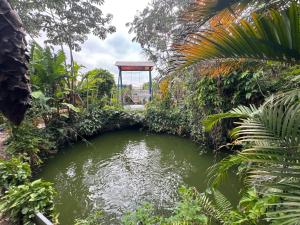 Landskap semula jadi dekat dengan rumah percutian