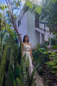 Un jardín fuera de Ecosoul Libelula villa