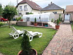 A garden outside Apartments in Siofok - Balaton 35627