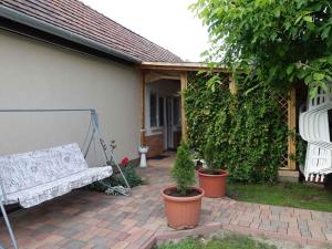 A garden outside Apartments in Siofok - Balaton 35627