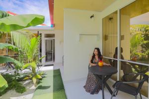Posezení v ubytování Vegas Thoddoo Maldives