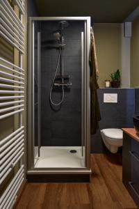 Ванная комната в Hotspot Location Reeperbahn Harbor Premium Apartments by ORY Living